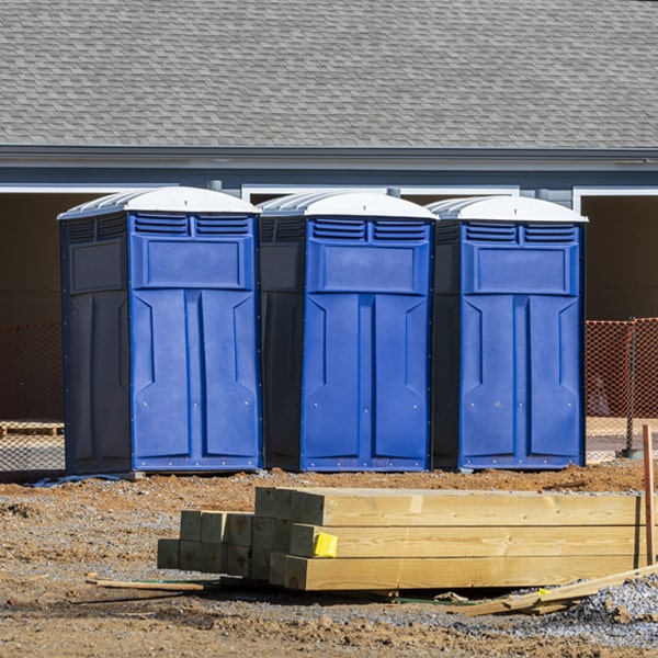 what is the maximum capacity for a single portable toilet in Allen Park